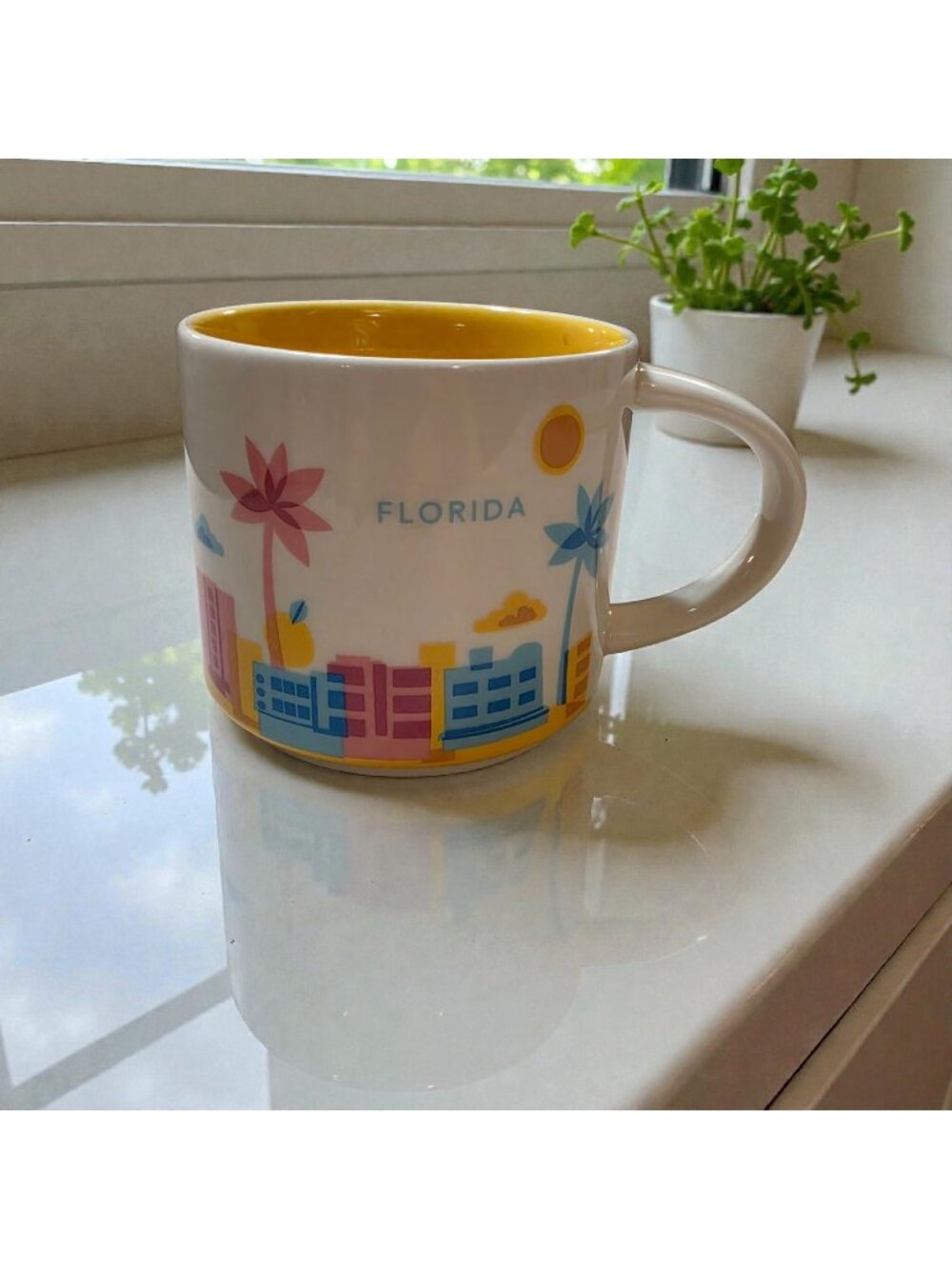 Starbucks You Are Here Florida Mug 2015 YAH Coffee Cup 14oz  No Box  EUC